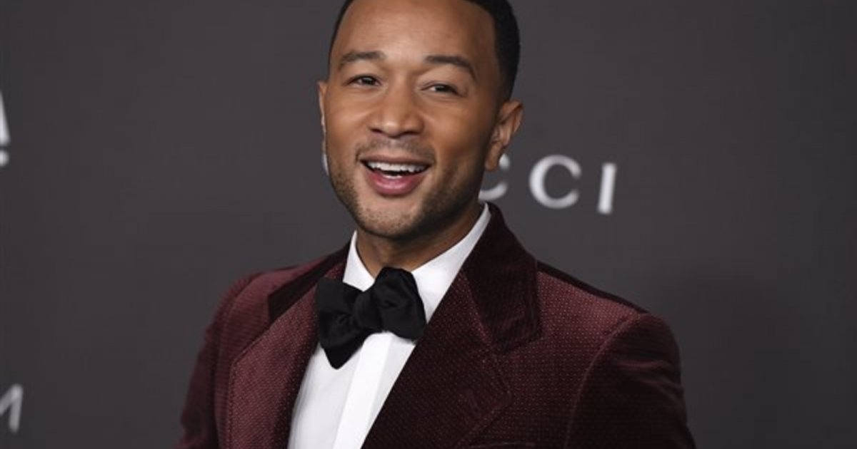 An exact copy..John Legend shares his first photo of his newborn