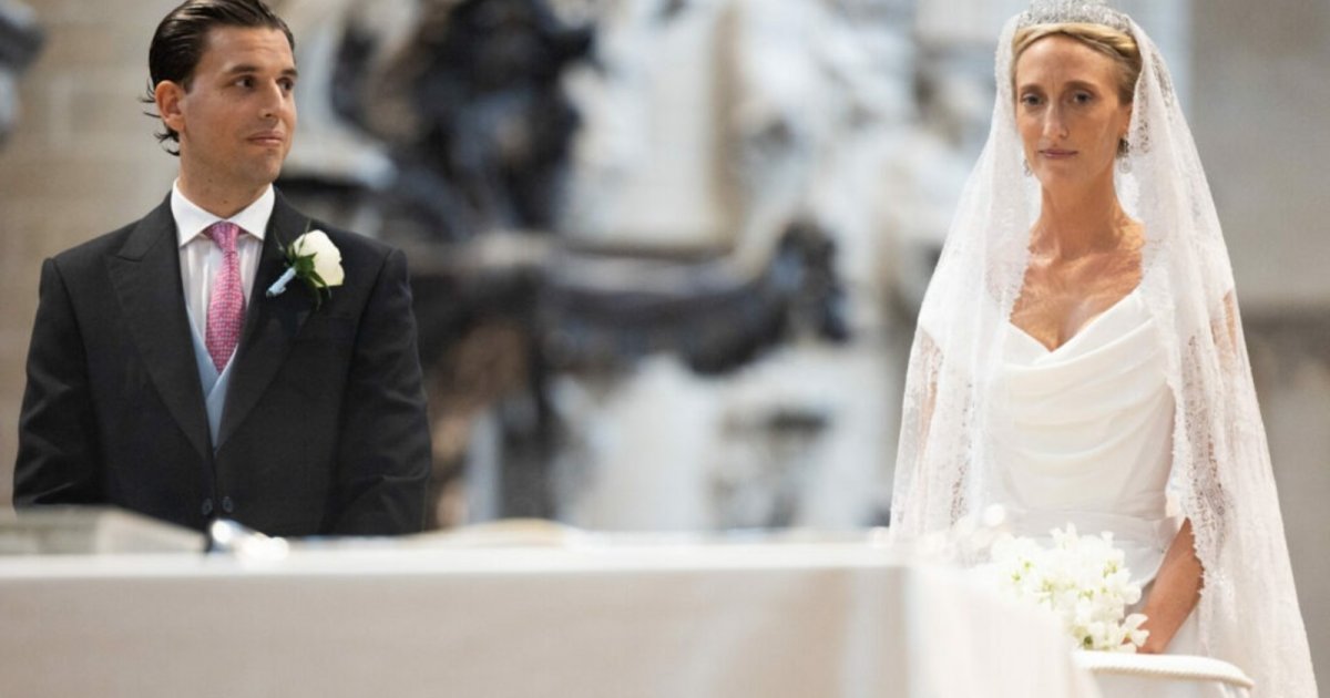 The Royal Palace of Belgium celebrates the wedding of King Felipe’s niece with a young British man