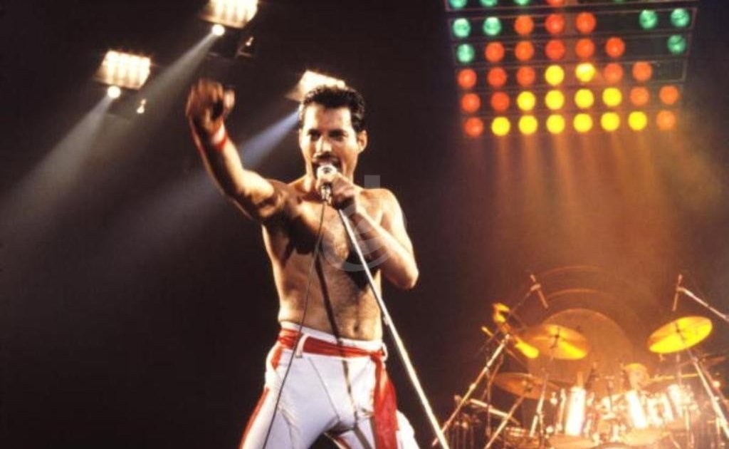 Freddie Mercury and his band Queen’s ‘Greatest Songs’ album breaks UK sales records