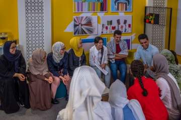 محمد عساف يزور مشتركي "تحدي القراءة العربي"