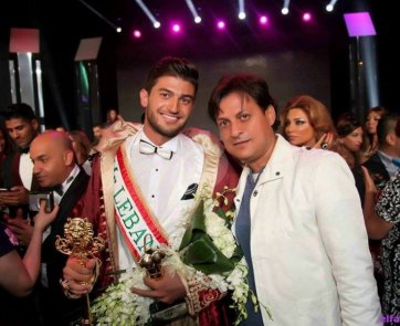 الإعلامي أندريه داغر-ملك جمال لبنان فريد مطر 