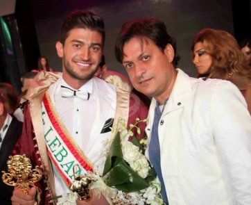 الإعلامي أندريه داغر-ملك جمال لبنان فريد مطر 